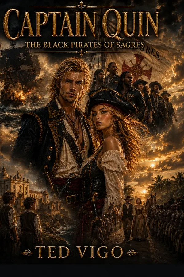 Captain Quin — The Black Pirates of Sagres book cover